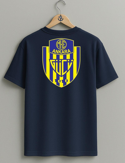 Oversize Mke Ankaragücü Sırt Tasarımlı Unisex T-Shirt