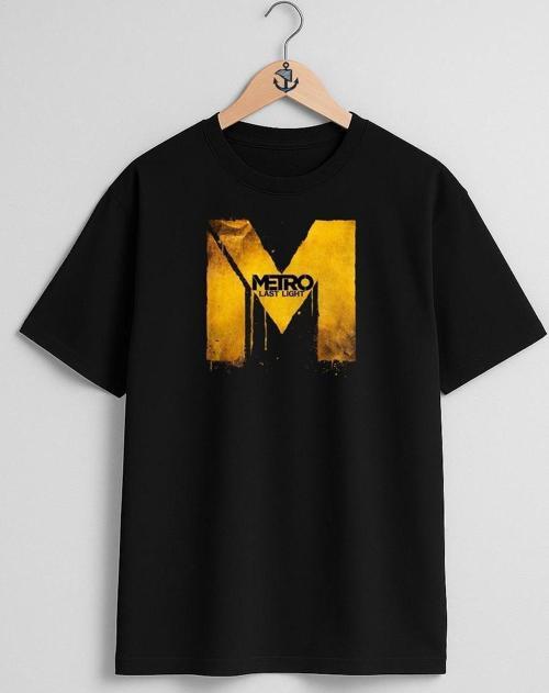 Oversize Metro Last Night Göğüs Tasarımlı Unisex T-Shirt