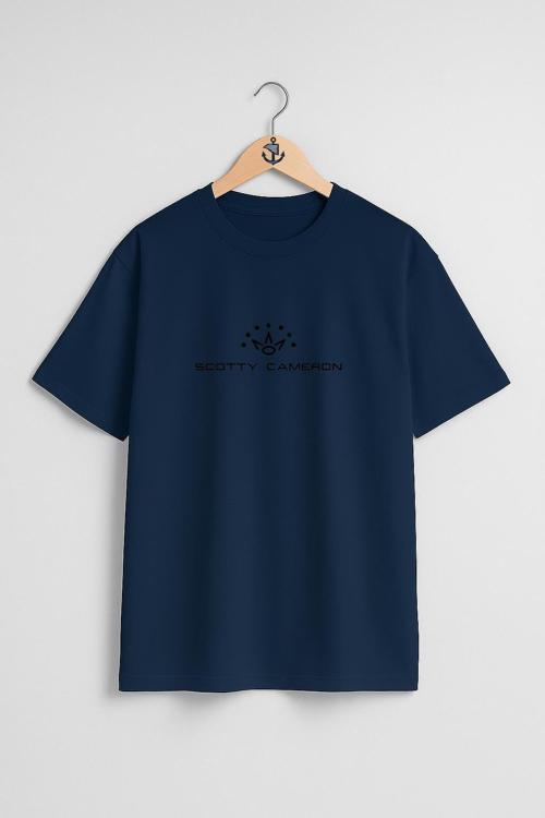 Oversize Scotty Cameron Göğüs Tasarımlı Unisex T-Shirt