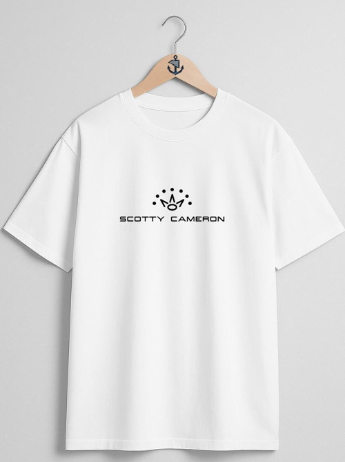 Oversize Scotty Cameron Göğüs Tasarımlı Unisex T-Shirt