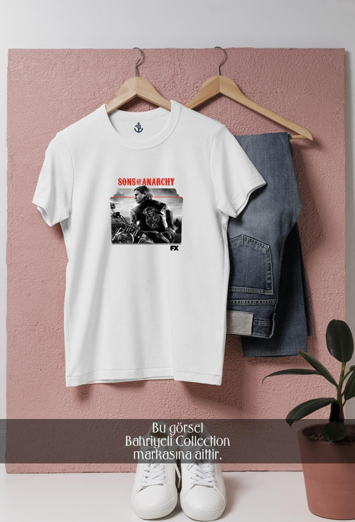 Oversize Sons Of Anarchy Series Tasarımlı Unisex T-Shirt