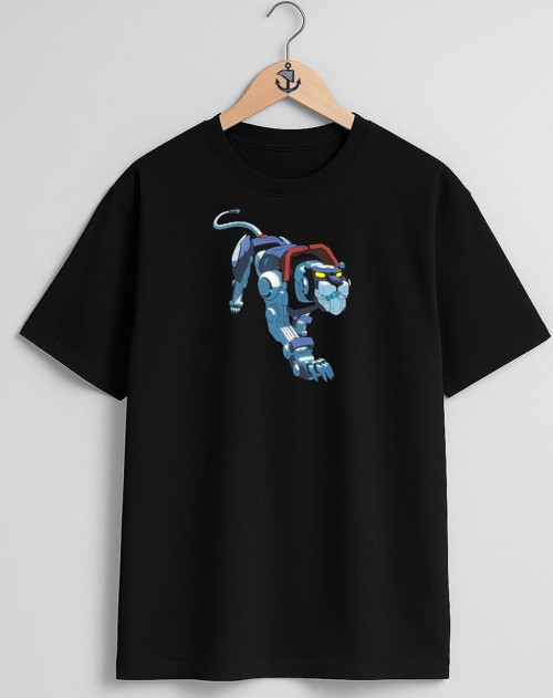Oversize Voltron Defender Of The Universe Göğüs Tasarımlı Unisex T-Shirt
