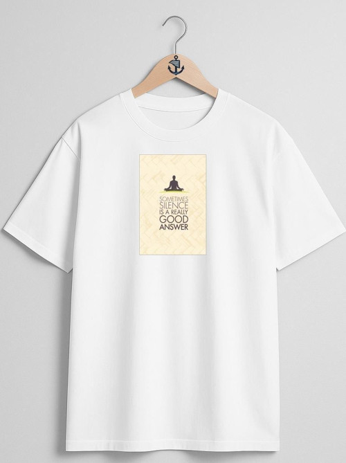 Oversize Yoga & Pilates Mats Poster Göğüs Tasarımlı Unisex T-Shirt