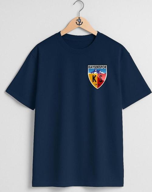Oversize Kayserispor Cep Tasarımlı Unisex T-Shirt