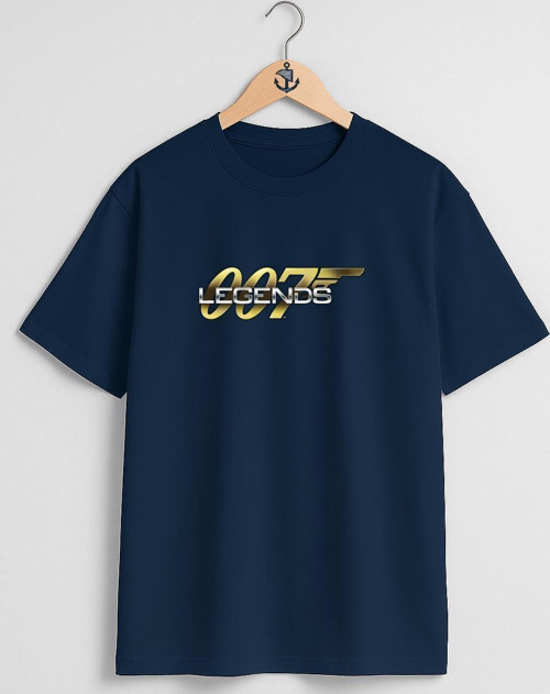 Oversize 007 Legends Goldeneye 007 James Bond Göğüs Tasarımlı Unisex T-Shirt