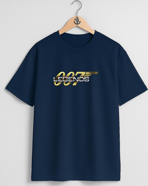 Oversize 007 Legends Goldeneye 007 James Bond Göğüs Tasarımlı Unisex T-Shirt