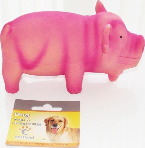 Köpek Oyuncağı Öten Domuz 15 cm
