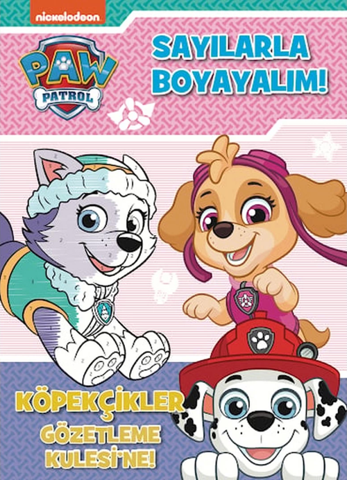 Paw Patrol Sayılarla Boyayalım! Eğitici Çocuk Kitabı