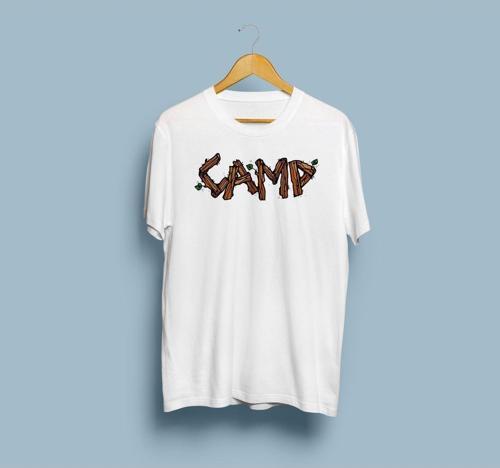 Oversize Camp Tasarım Unisex T-shirt