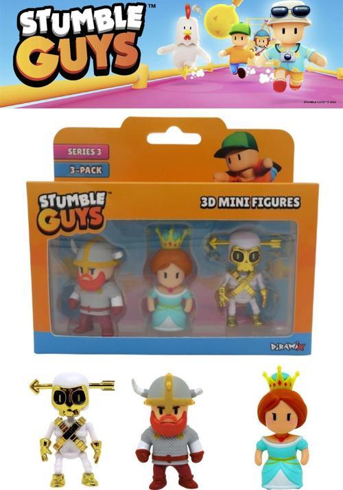 Stumble Guys 3 lü Mini Figür Seti Seri 3 - 5 CM - Model 1