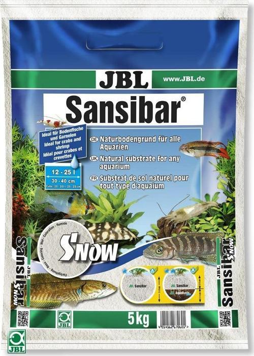 SANSIBAR KAR BEYAZI 5 KG KUM Akvaryum Ve Su Teraryumları  için Uygundur Kar Beyaz