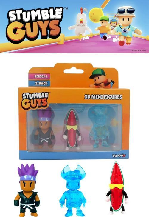 Stumble Guys 3 lü Mini Figür Seti Seri 3 - 5 CM - Model 7