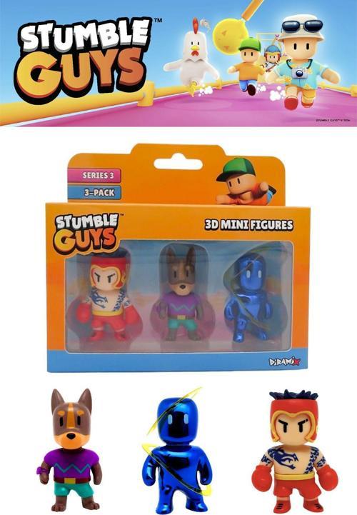 Stumble Guys 3 lü Mini Figür Seti Seri 3 - 5 CM - Model 8
