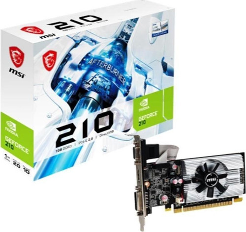 TEKNOTEG - ART - Msı Geforce N210-1gd3/lp 1gb Ddr3 64bıt 1xvga 1xhdmı 1xdvı Ekran Kartı