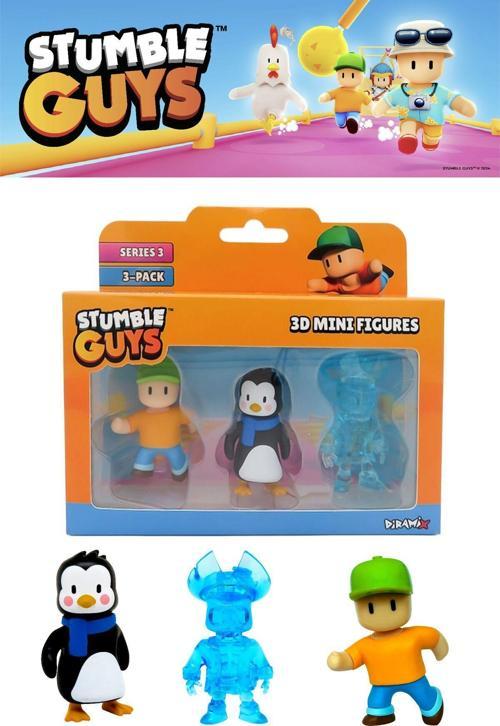 Stumble Guys 3 lü Mini Figür Seti Seri 3 - 5 CM - Model 6