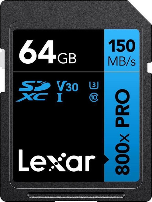 TEKNOTEG - ART - 64gb Lexar Lsd0800p064g-bnnng Professıonal 800x Pro Sdxc Uhs-ı Cards Up To 150mb/s
