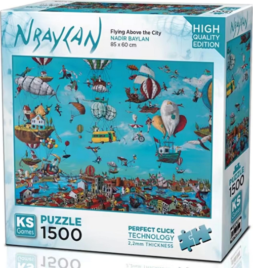Ks Games Flying Above the City Puzzle 1500 Parça 22024