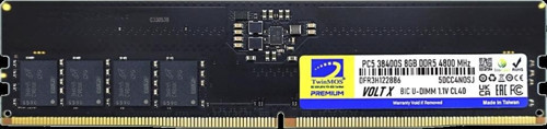 TEKNOTEG - RSR - Twinmos Tmd58gb4800u40, 8gb, Ddr5, 4800mhz, Cl40, 1.1v Desktop Ram