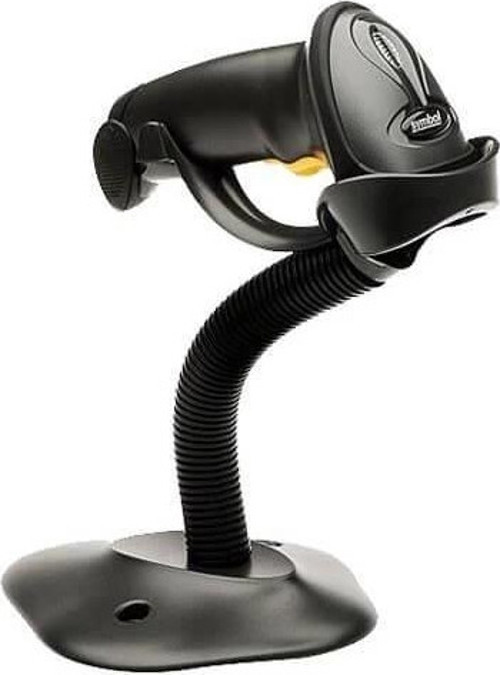 TEKNOTEG - ART - Zebra Ls2208 (ls2208-sr20007r-ur ) 1d Kablolu Usb Siyah Barkod Okuyucu + Stand