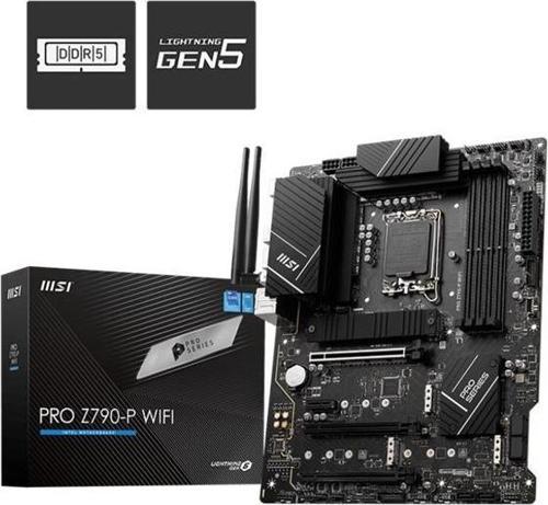 TEKNOTEG - ART - Msı Pro Z790-p Wıfı Ddr5 7000mhz 1xhdmı 1xdp 4xm.2 Usb 3.2 Atx 1700p (12. / 13. Ve 