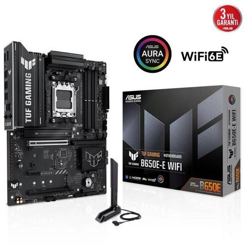 TEKNOTEG - RSR - Asus Tuf Gamıng B650e-e Wıfı, 4xddr5, 3xm.2, Dp, Hdmı, Type-c, Wi-fi 6e, Bluetooth 