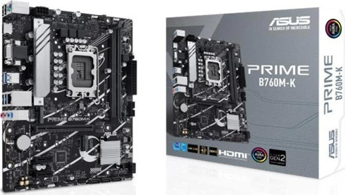 TEKNOTEG - ART - Asus Prıme B760m-k Ddr5 8000mhz 1xvga 1xhdmı 2xm.2 Usb 3.2 Matx 1700p (12. / 13. Ve