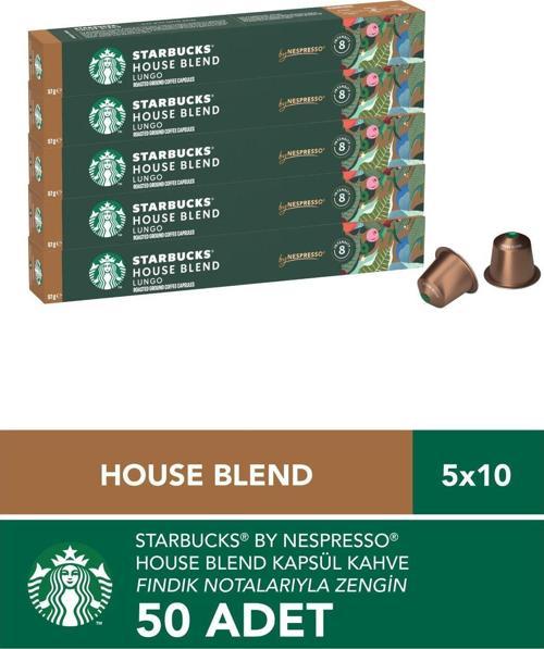 By Nespresso House Blend Kapsül Kahve 5 X 10 adet