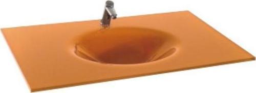 Cam Lavabo Kades Modeli 90x56 cm