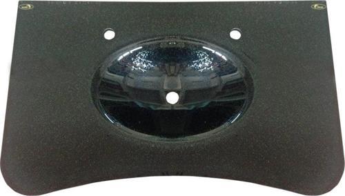 Kuaför Cam Lavabo 12 mm 100 x 56 cm Siyah KO20