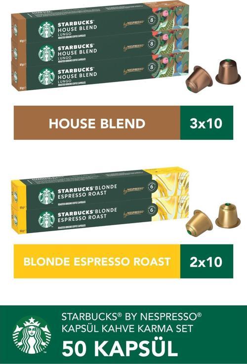 By Nespresso House Blend 30’lu, Blonde Espresso 20’li Kapsül Kahve