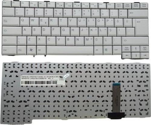 Fujitsu Siemens Lifebook E751 E752 S751 S752 S760 Notebook Klavyesi - Beyaz - TR / NBKL0802