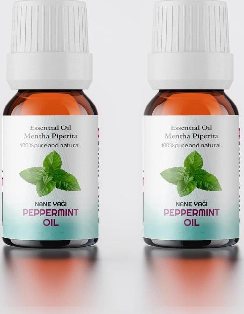 Nane Uçucu Yağı % 100 Saf 2li Set ( Peppermint Essential Oil ) 2x10 ml