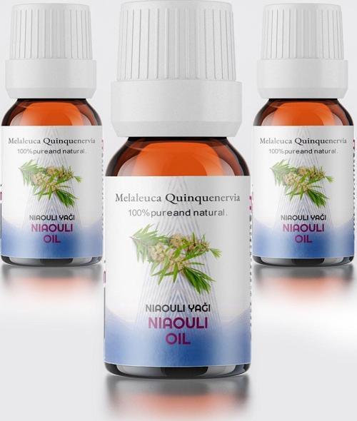 Nioli Uçucu Yağı %100 Doğal Seyreltilmemiş 3'lü Set ( Niaouli Essential Oil) 3x10 Ml