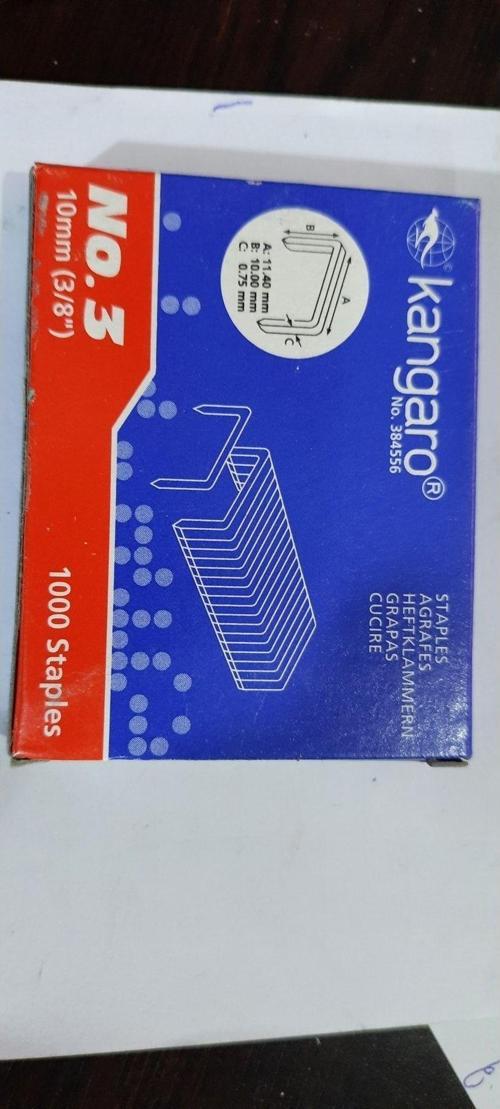 Kangaro No:3 Zımba Teli (10Mm)-1000 Adetli Paket