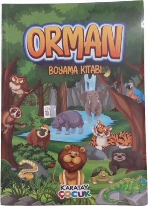 Karatay Yayınları 4E Orman Boyama Kitabı 128 Sayfa
