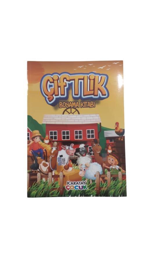 Karatay Yayınları 4E Çiftlik Boyama Kitabı 128 Sayfa