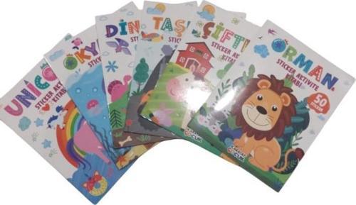 Karatay Yayınları 4E 50 Sticker Aktivite Kitabı (6 Lı Set)