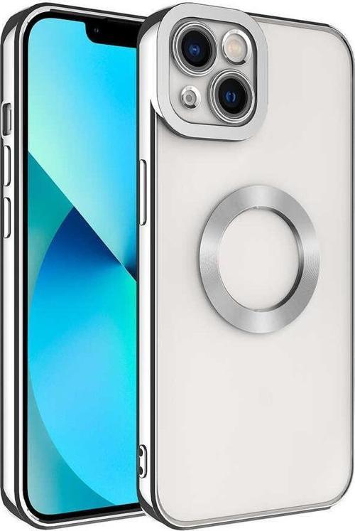 iPhone 14 Uyumlu Kamera Korumalı Logo Yeri Açık Lazer Lesim Silikon Kılıf