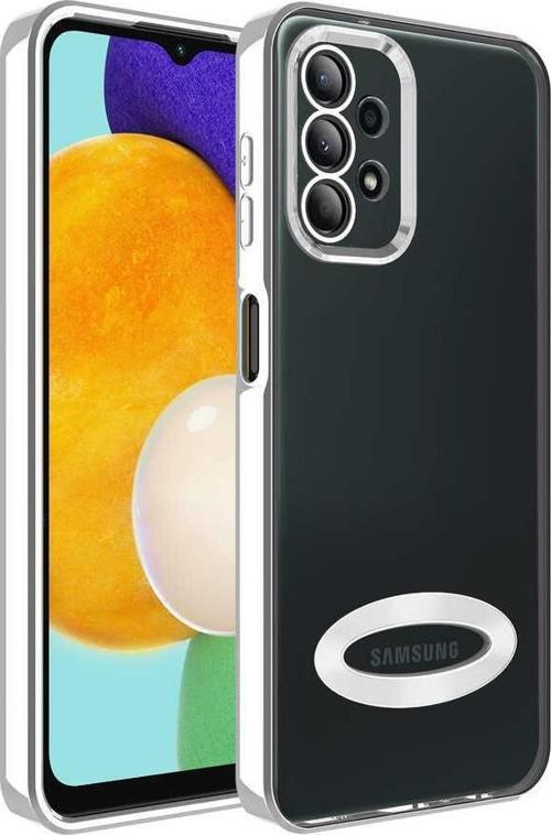 Samsung Galaxy A23 Uyumlu Kamera Korumalı Logo Yeri Açık Lazer Lesim Silikon Kılıf