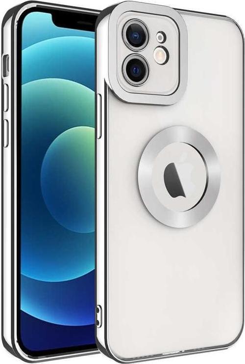 iPhone 12 Uyumlu Kamera Korumalı Logo Yeri Açık Lazer Lesim Silikon Kılıf