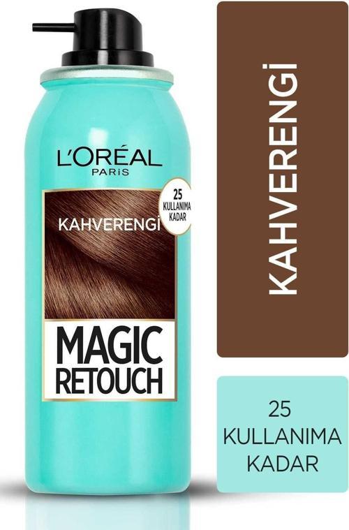 Beyaz Saçlar Için Kapatıcı Kahverengi Saç Spreyi - Magic Retouch 03 Chatain 75 Ml 3600523193356