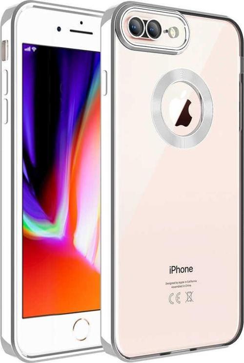 iPhone 7-8 Plus Uyumlu Kamera Korumalı Logo Yeri Açık Lazer Lesim Silikon Kılıf