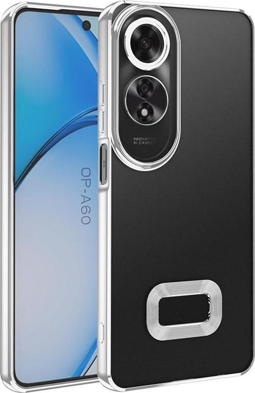 Oppo A60 Uyumlu Kamera Korumalı Logo Yeri Açık Lazer Lesim Silikon Kılıf