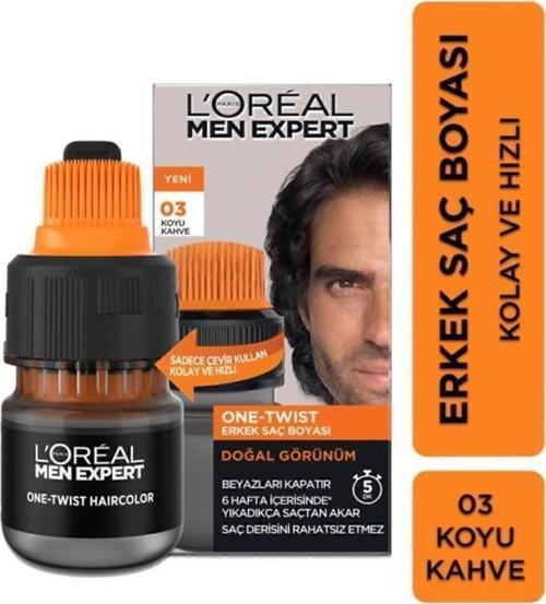 One-Twist Erkek Saç Boyası Koyu Kahve 03