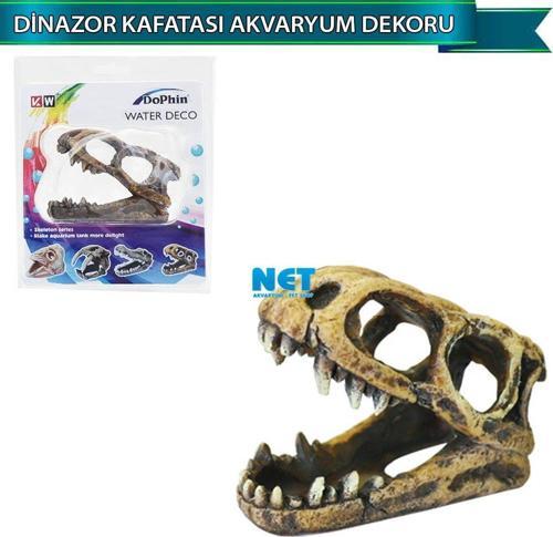 Dinazor Kafası Akvaryum Süsü Ürün Ebatları : 10 X 5.5 X 7.5 cm