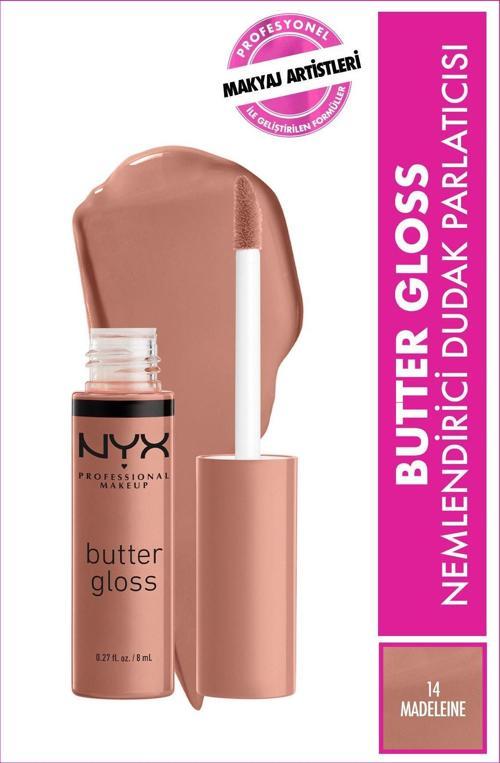 Professional Makeup Dudak Parlatıcısı - Butter Gloss Madeleine 15 G