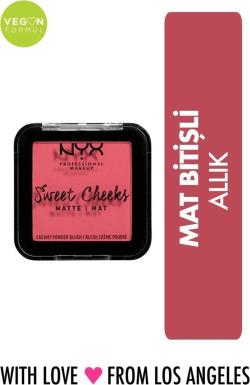 Professional Makeup Sweet Cheeks Blush (Matte)-Day Crem