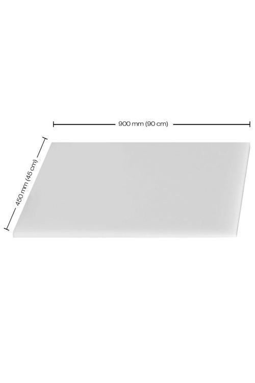 Beyaz 45x90 cm 50 mm Polietilen Kesim Takozu