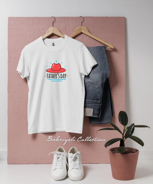 Oversize Fathers Day 2 Özel Tasarımlı Unisex T-Shirt