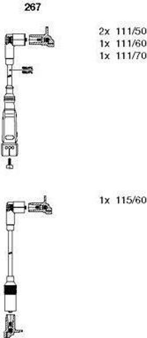 BUJİ KABLOSU 9A17 POLO AEE-ALM 1.6